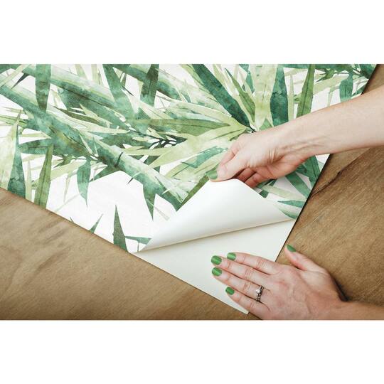 RoomMates Lucky Bamboo Peel & Stick Wallpaper